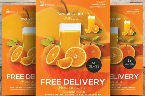 Juice Flyer Templates – Free & Premium PSD, Ai, Word ( Doc ), InDesign Formats Download